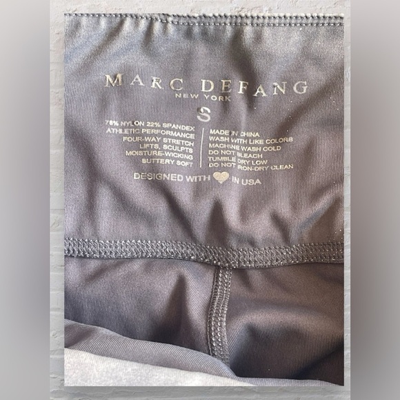 Marc Defang Vintage Mineral Wash Mesh Pocket 7/8 Leggings Women’s Size Sm - Picture 11 of 11